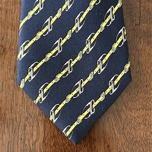 Hermes silk tie